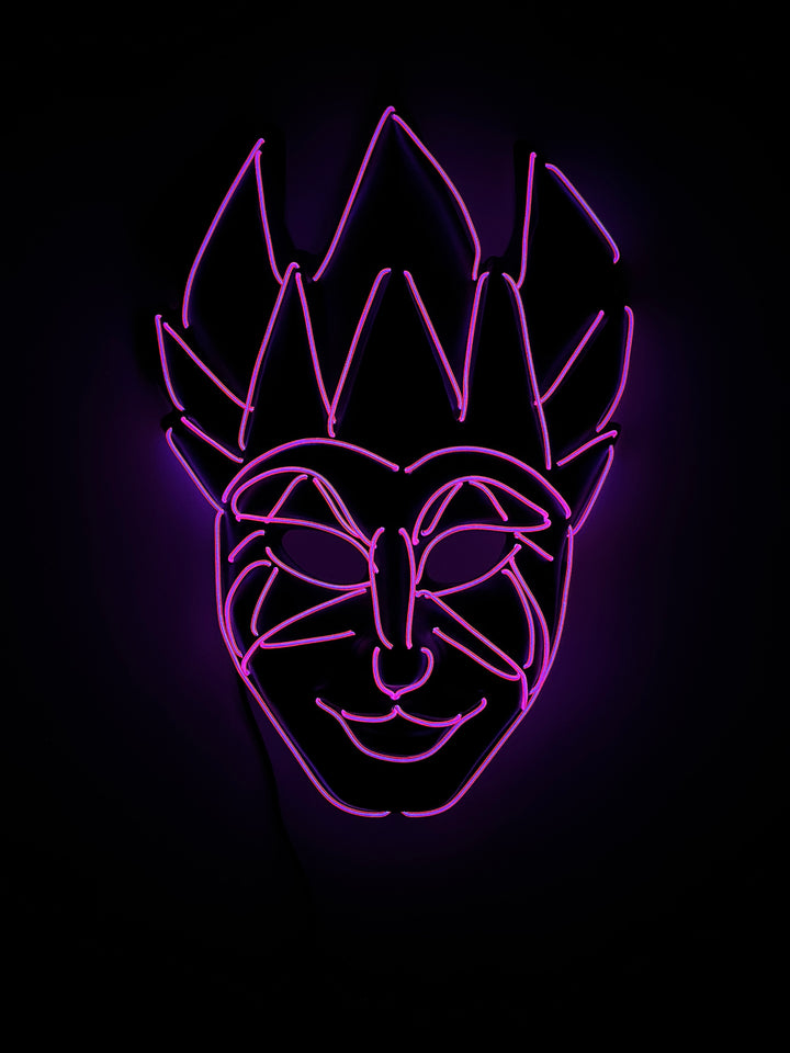 Boris Brejcha - LED Joker Mask (pink)