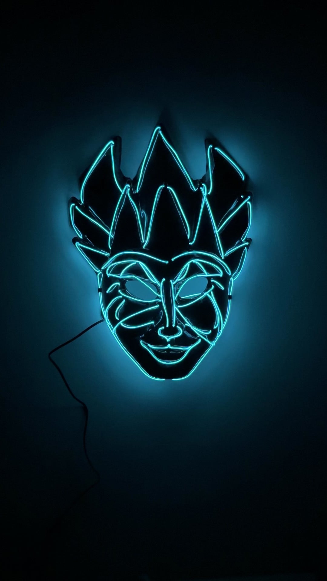 Boris Brejcha - LED Joker Mask (blue)