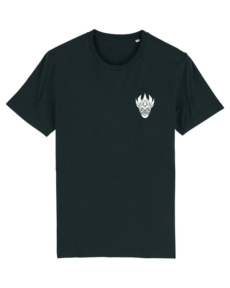Boris Brejcha T-Shirt with printed mini Logo front - color: black