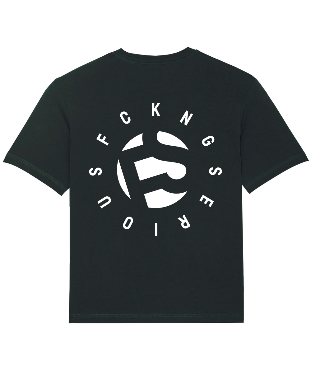 Fckng Serious - Logo Oversized Backprint T-Shirt (black)