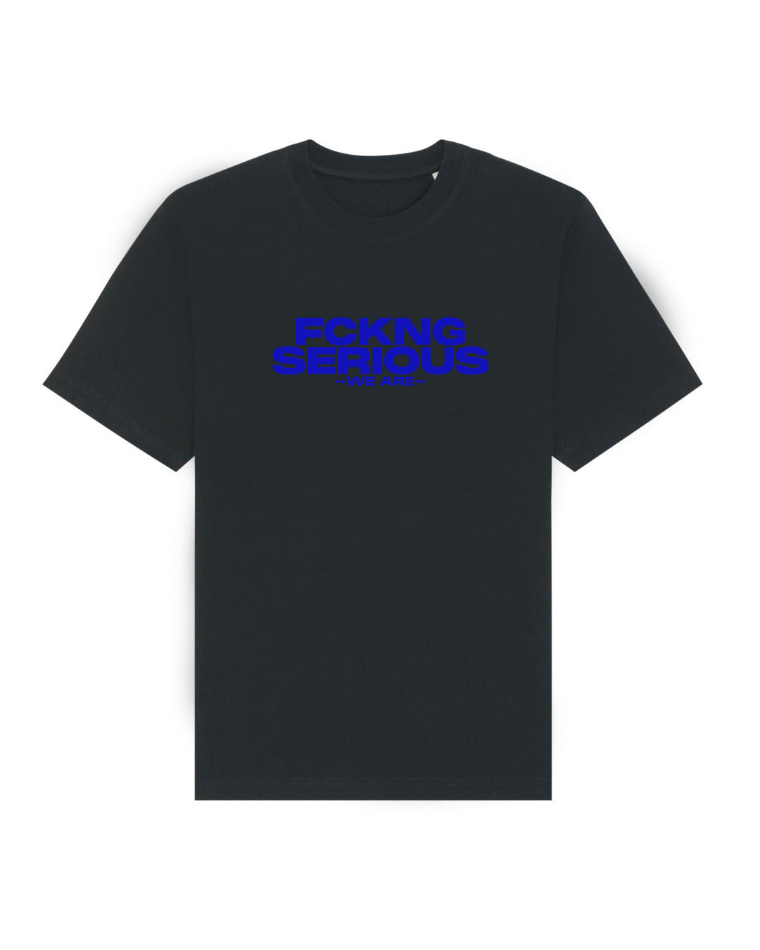 Fckng Serious - Logo Color T-Shirt (black-blue)