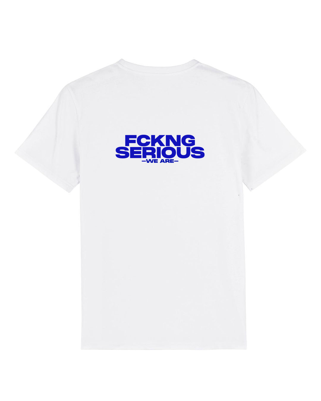 Fckng Serious - Logo Color T-Shirt (white-blue)