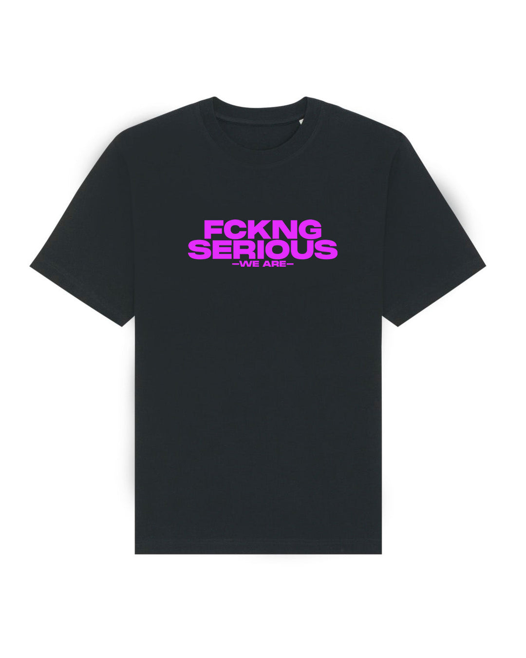Fckng Serious - Logo Color T-Shirt (black-pink)