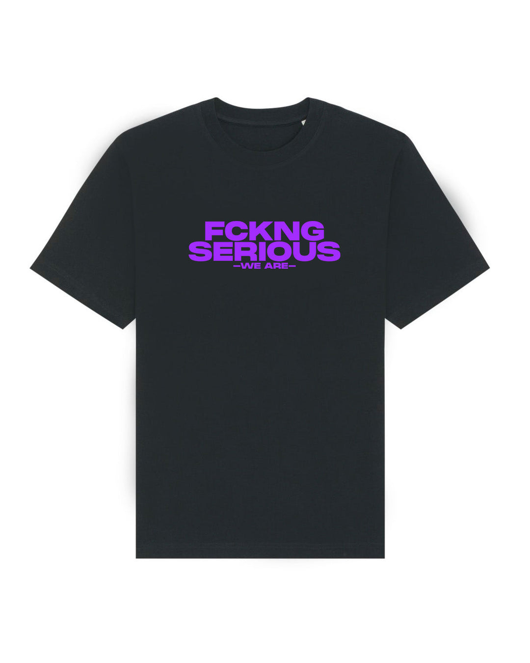 Fckng Serious - Logo Color T-Shirt (black-purple)