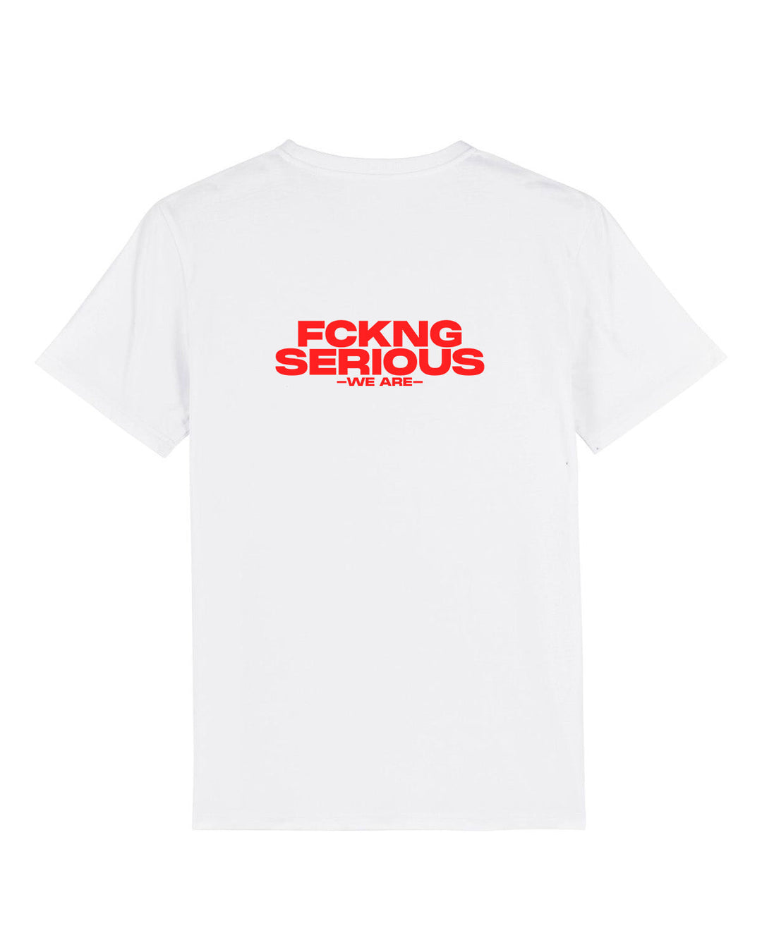 Fckng Serious - Logo Color T-Shirt (white-red)
