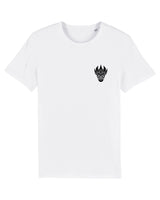 Boris Brejcha T-Shirt with printed mini Logo front - color: white