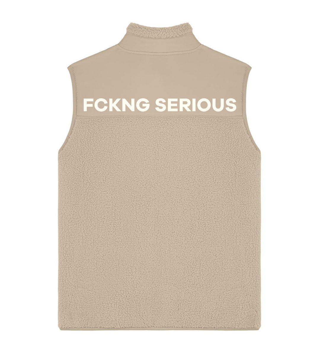 Fckng Serious - Tour Sherpa Vest 2024 dessert dust - LIMITED -