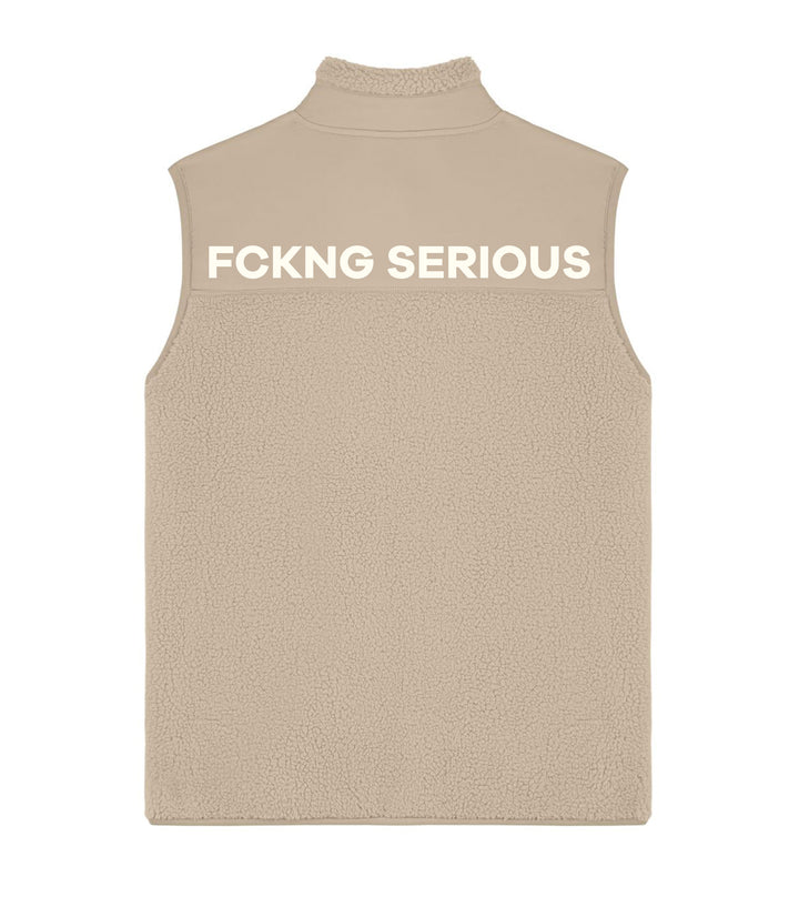 Fckng Serious - Tour Sherpa Vest 2024 dessert dust - LIMITED -