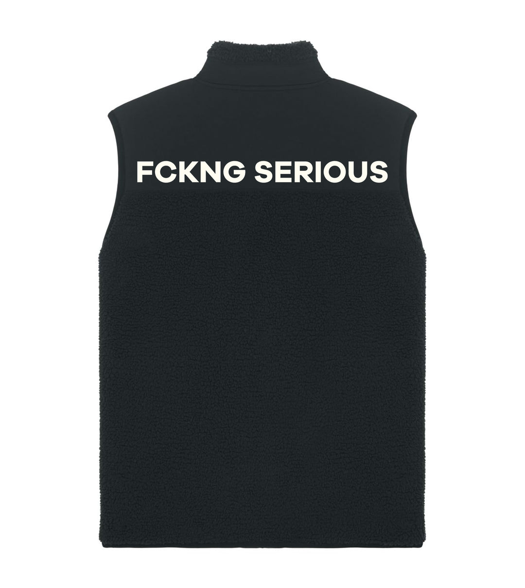 Fckng Serious - Tour Sherpa Vest 2024 black - LIMITED -