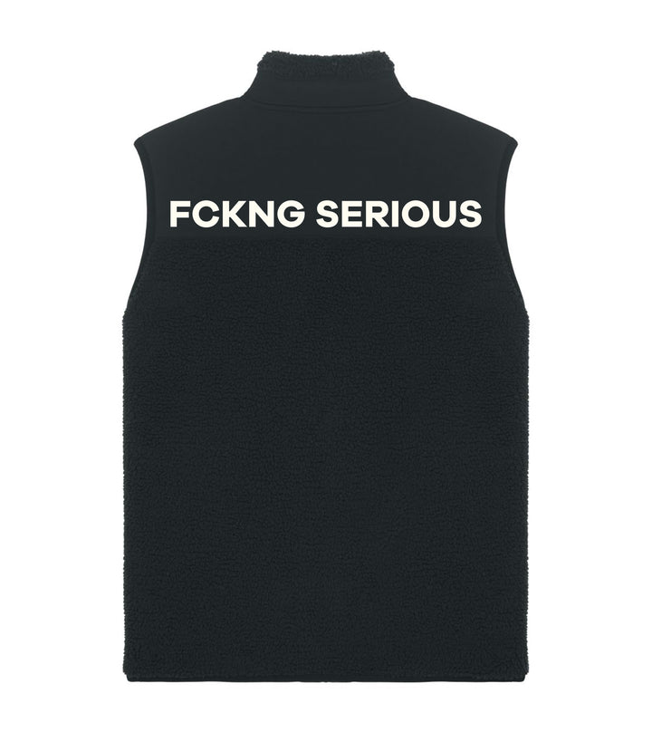 Fckng Serious - Tour Sherpa Vest 2024 black - LIMITED -