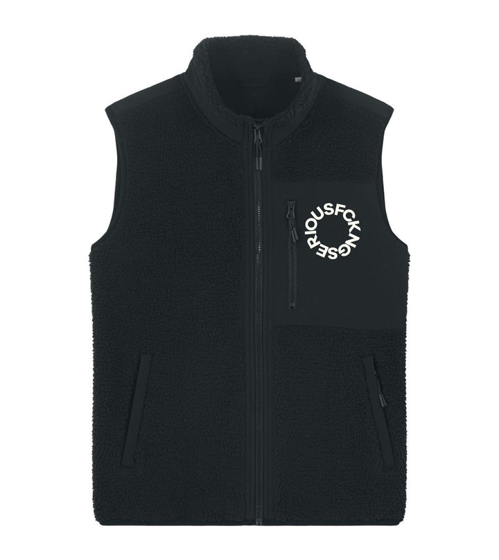 Fckng Serious - Tour Sherpa Vest 2024 black - LIMITED -