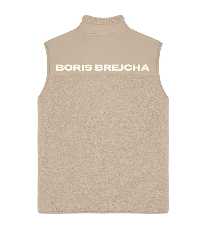 Boris Brejcha - Logo Sherpa Vest dessert dust - LIMITED -