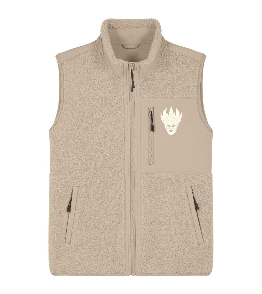 Boris Brejcha - Logo Sherpa Vest dessert dust - LIMITED -