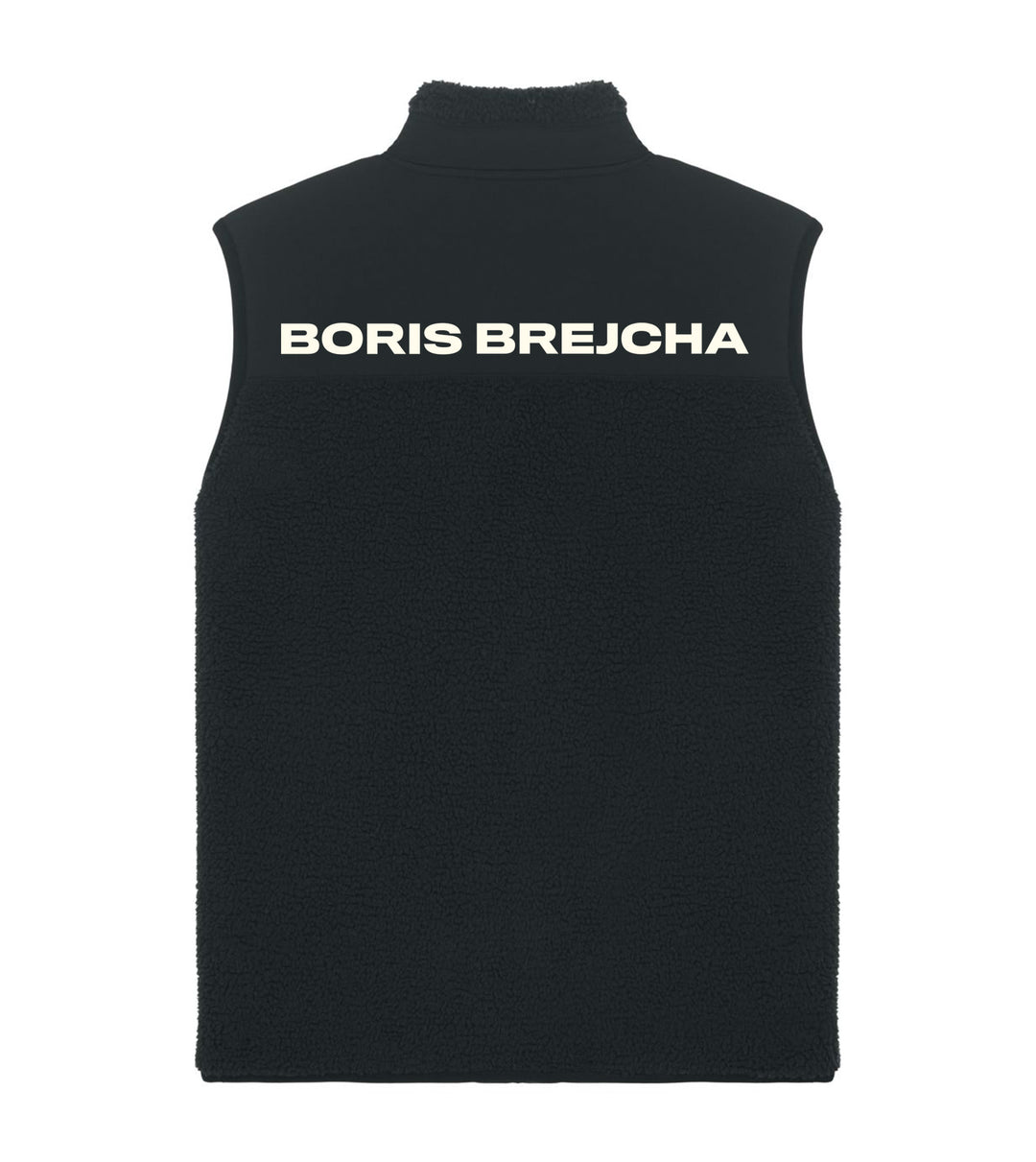 Boris Brejcha - Logo Sherpa Vest black - LIMITED -