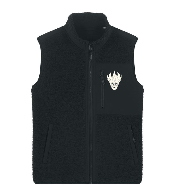 Boris Brejcha - Logo Sherpa Vest black - LIMITED -