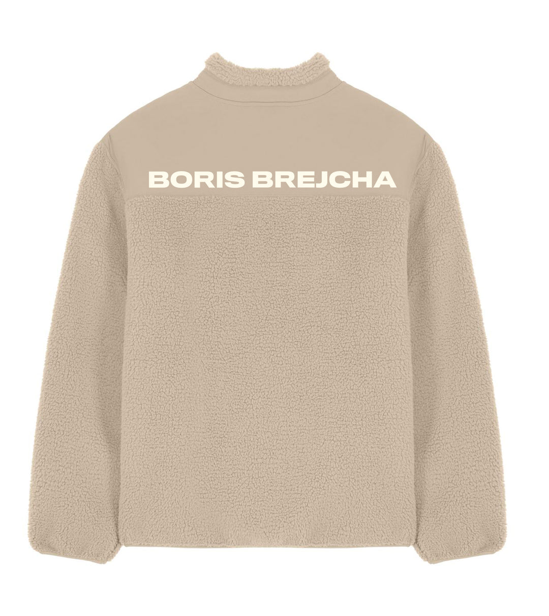 Boris Brejcha- Logo Sherpa Jacket dessert dust - LIMITED -