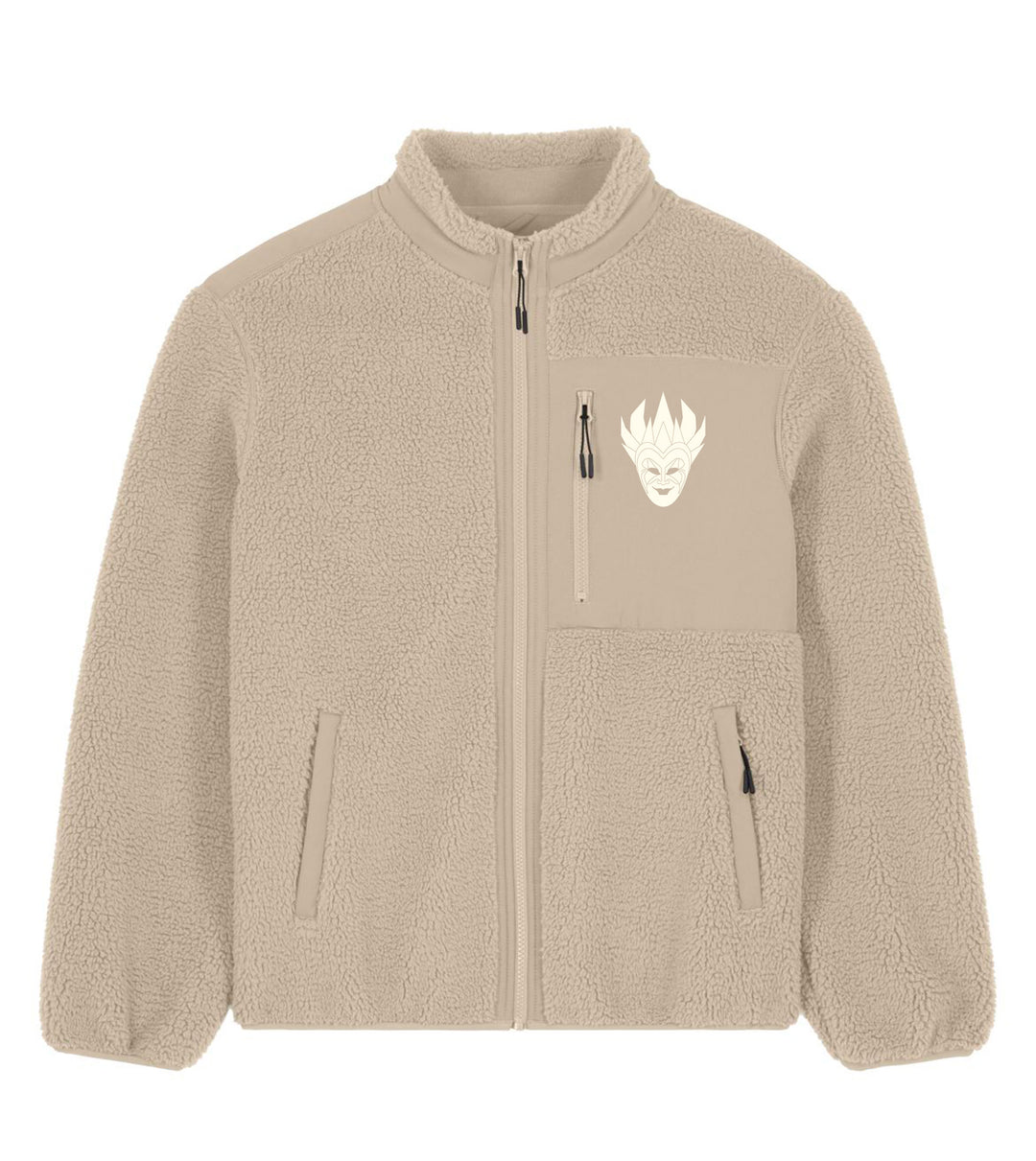 Boris Brejcha- Logo Sherpa Jacket desert dust - LIMITED -