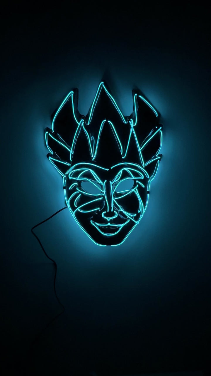 Boris Brejcha - LED Joker Mask (blue)