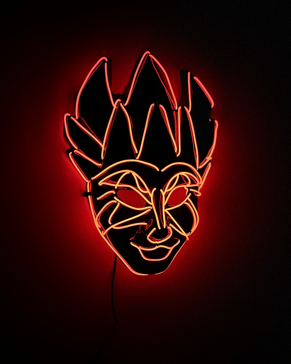 Boris Brejcha - LED Joker Mask (red)