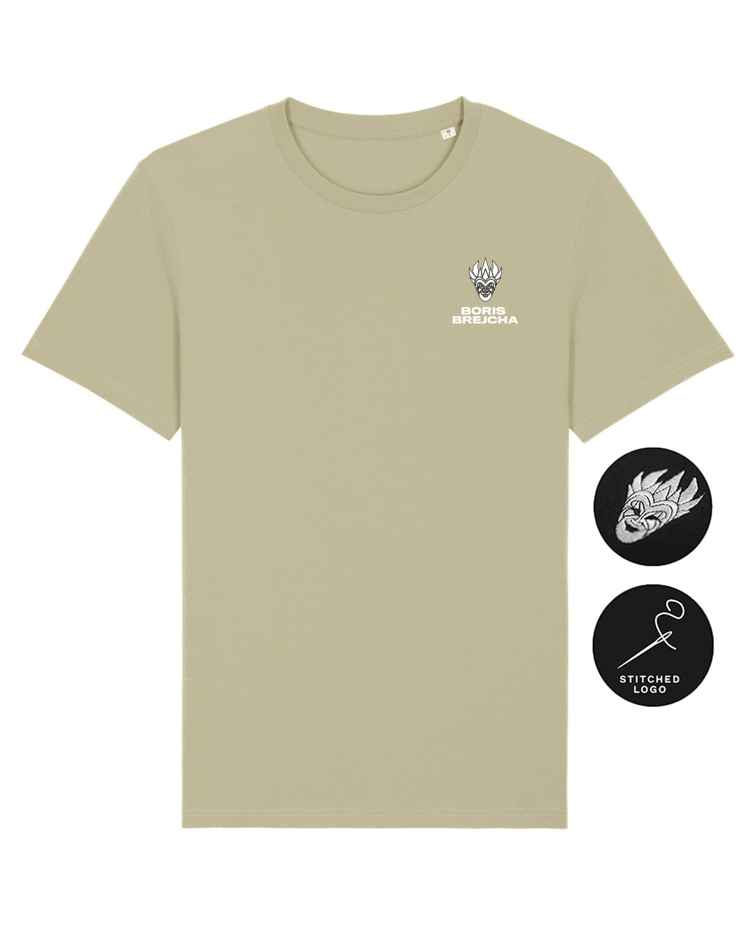 Boris Brejcha - Mini Logo T-Shirt sage (Stitched Logo)