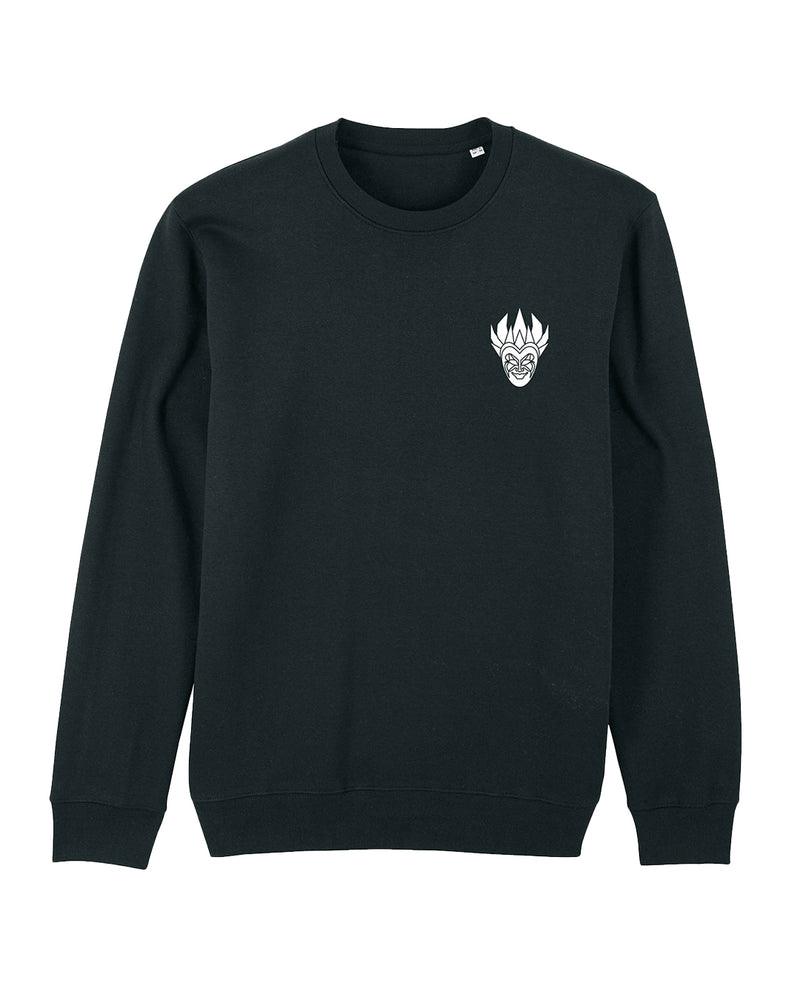 Boris Brejcha Sweater with printed front mini Logo - color black