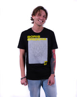 Boris Brejcha T-Shirt with Illusion Mask print - color: black