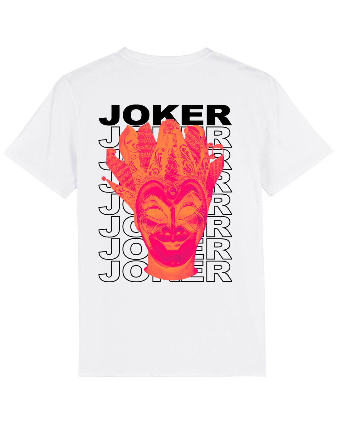 Boris Brejcha - Joker Backprint T-Shirt (white)