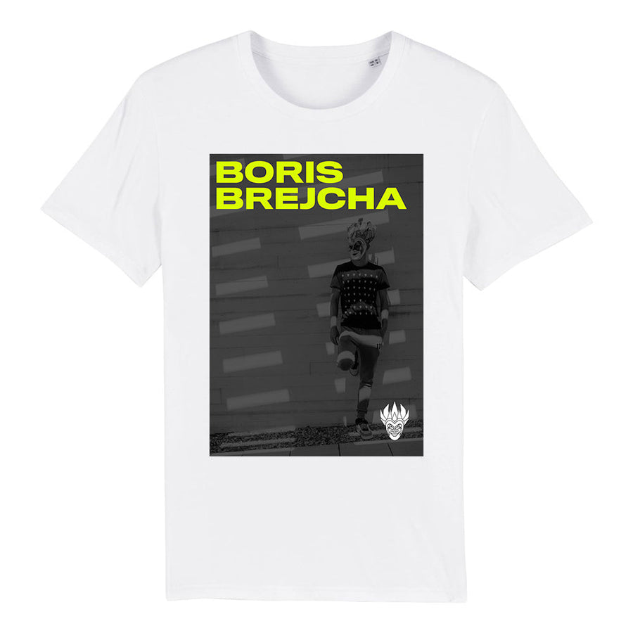 Boris Brejcha T-Shirt with Bors as Joker print - color: white