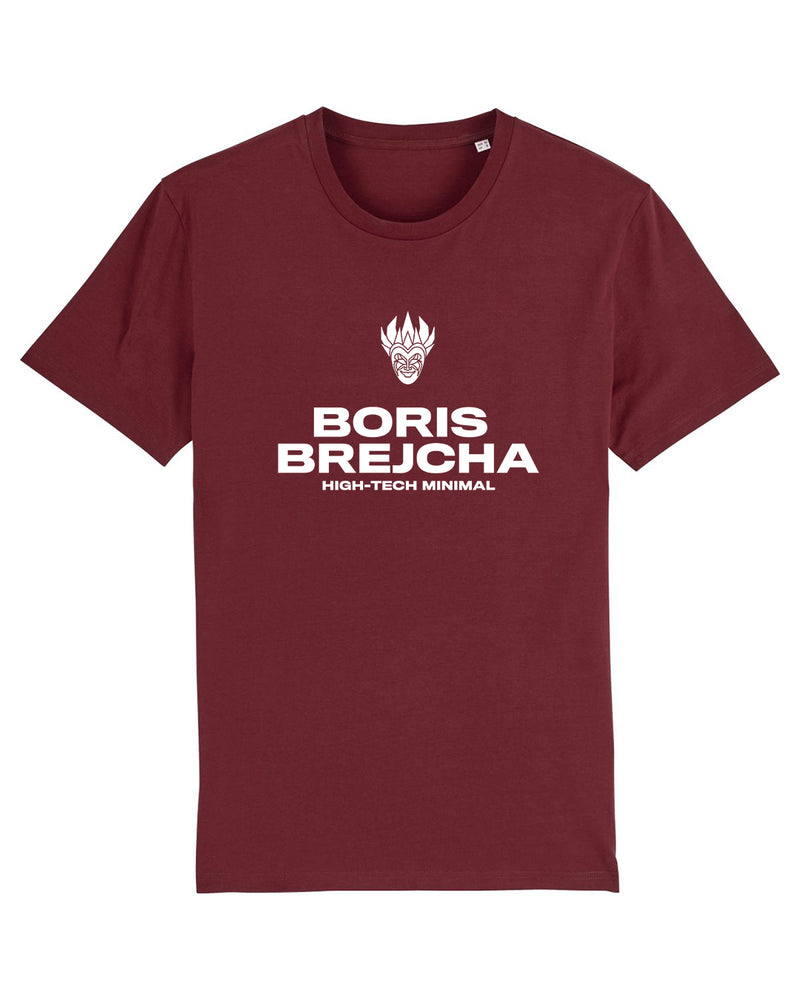 Boris Brejcha T-Shirt - Logo Boris Brejcha - color: burgundy