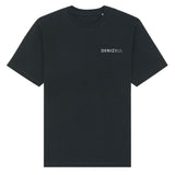 Deniz Bul  T-Shirt the world needs more techno as back Print color: black
